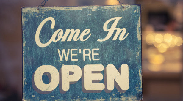 Come In We're OPEN