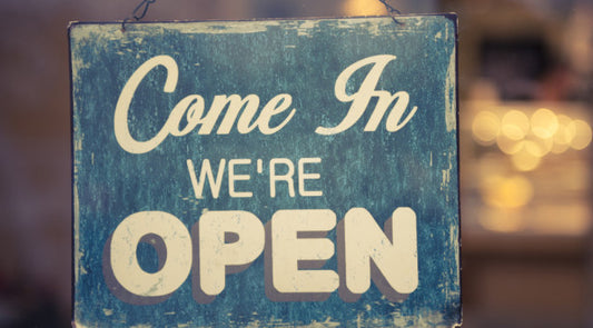 Come In We're OPEN